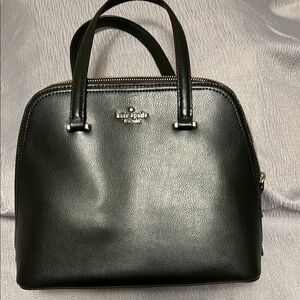 Kate Spade Black Satchel Bag Sleek Design